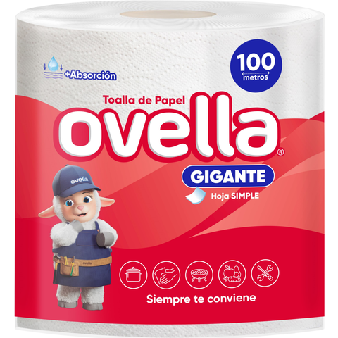 Toalla Papel Ovella 100M H/S