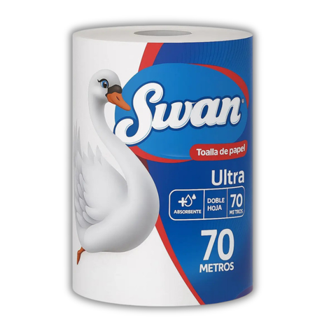 TOALLA PAPEL SWAN DH 70MTR UNIDAD