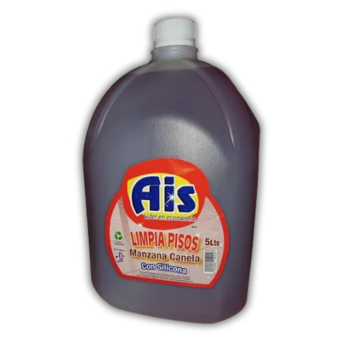 LIMPIA PISO MANZANA CANELA CON SILICONA 5LTR AIS
