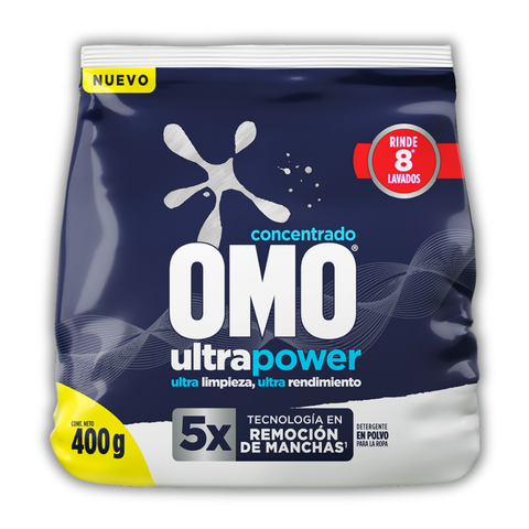 Omo En Polvo 400g Ultra Power