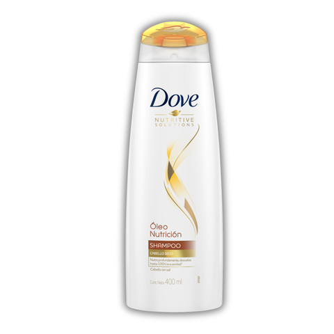 Shampoo Dove 400ml Nutricion + Fusion De Oleos