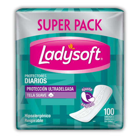 LADYSOFT PROTECTOR DIARIO TELA SUEVE 100UN