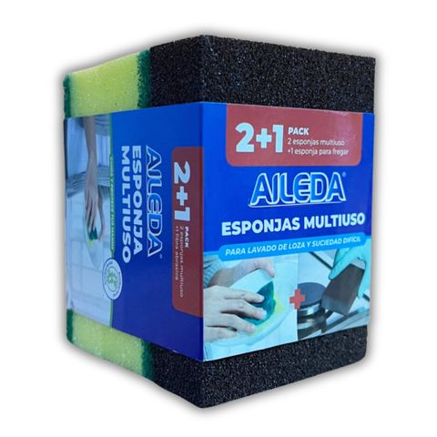 Pack De Esponjas 2+1 Aileda