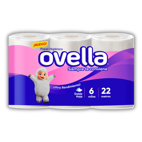 Papel Higenico Ovella X6 22M