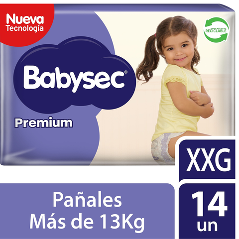 Pañal  Babysec Xxg X14