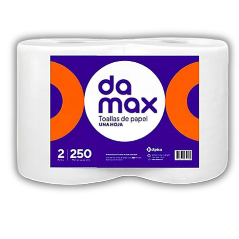 Toalla Papel Damax 2x250mtr