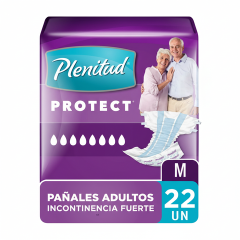 Pañal Plenitud Adulto M 22 Un
