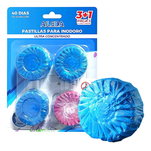 Pastillas Inodoro 3+1 Aileda