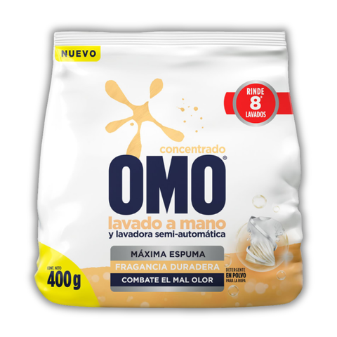 Omo En Polvo 400g Lavado A Mano