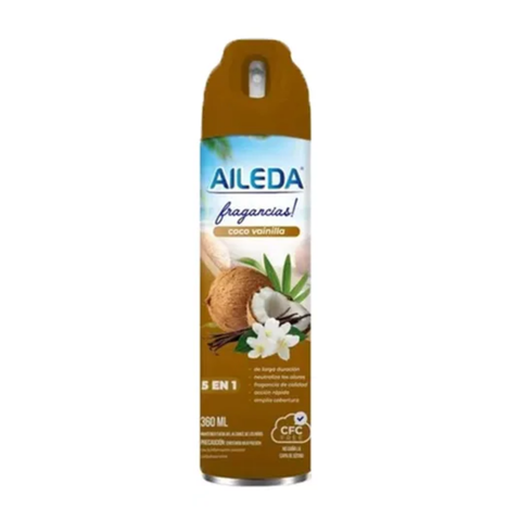 Aerosol Aileda Coco Vainilla 360ml
