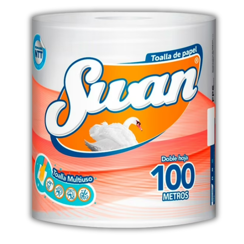 Toalla Papel Swan Doble Hoja 100M