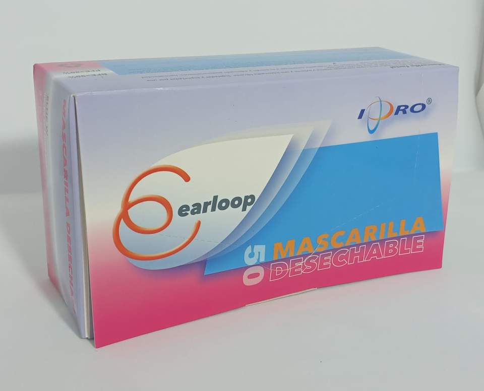 Mascarillas 3 pliegues desechables 1