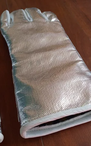 Guante kevlar aluminizado 43 cm para alta temperatura